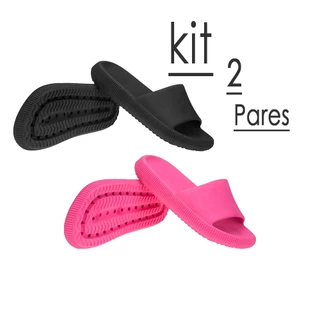 Kit 2 Pares Chinelo Nuvem Feminino