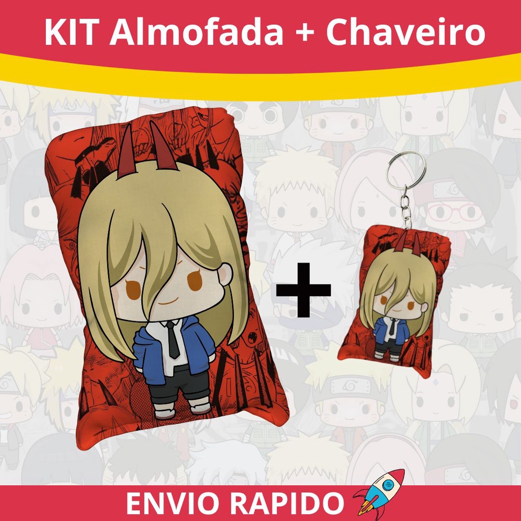 Almofada Anime Chibi Chainsaw Man Power