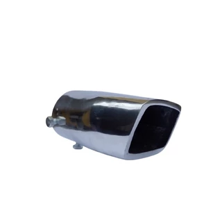 Ponteira Escapamento Carro Quadrada Pequena Esportiva Universal Cromada