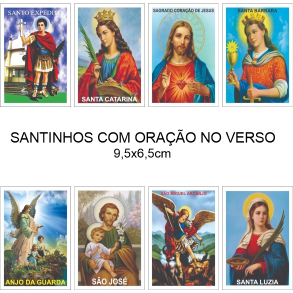 Santinho Folheto Oração Promessa 100 Unidades