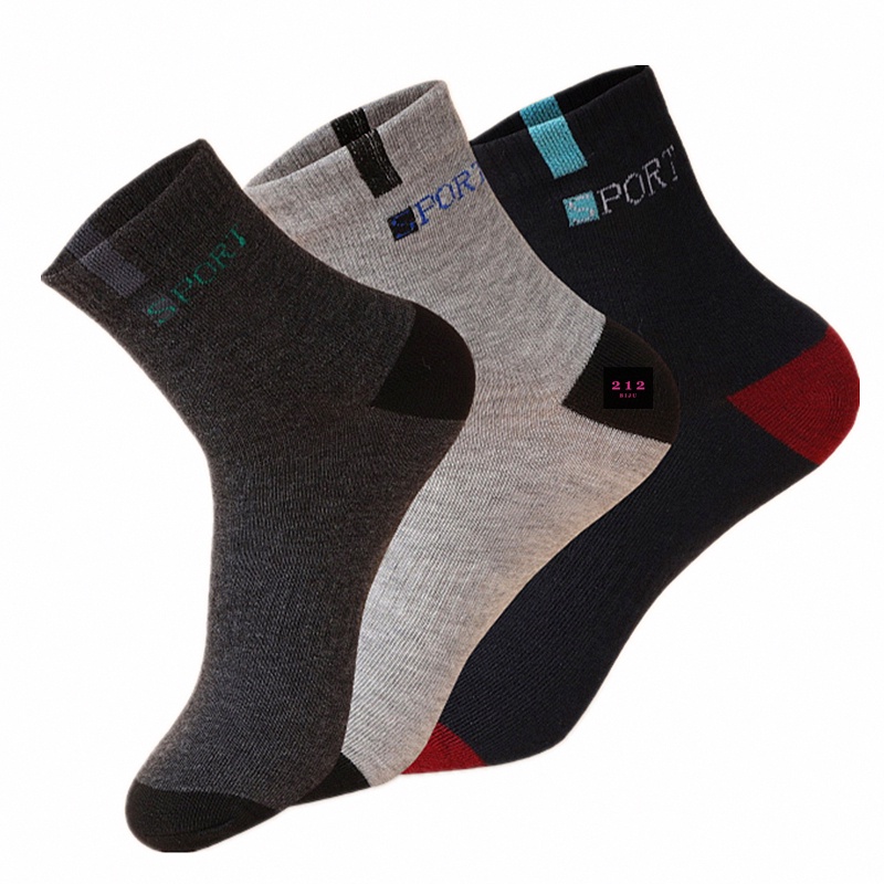 Kit 6 Pares Meias Cano Medio / Cano Longo Varias Cores 001