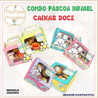 COMBO KIDS COM 06 CAIXAS - SUPER OFERTA DE PÁSCOA!