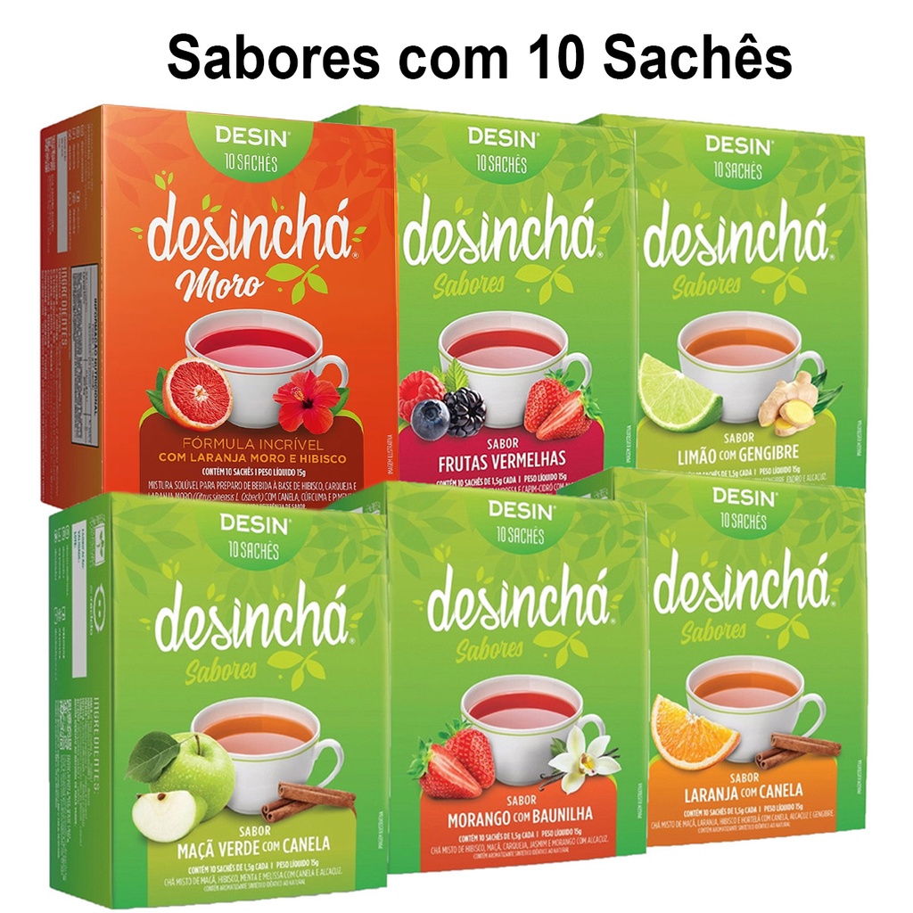 Desincha 10 Saches | Shopee Brasil