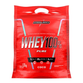 Whey 100% pure INTEGRALMÉDICA refil 900g