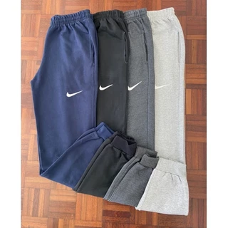 calça moletom masculina flanelada com punho- modelo lançamento- ideal para o inverno