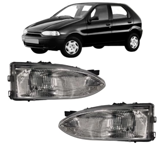 Par Farol Palio Strada Siena Weekend G1 1996 97 98 1999 2000 Cromado Acrilico