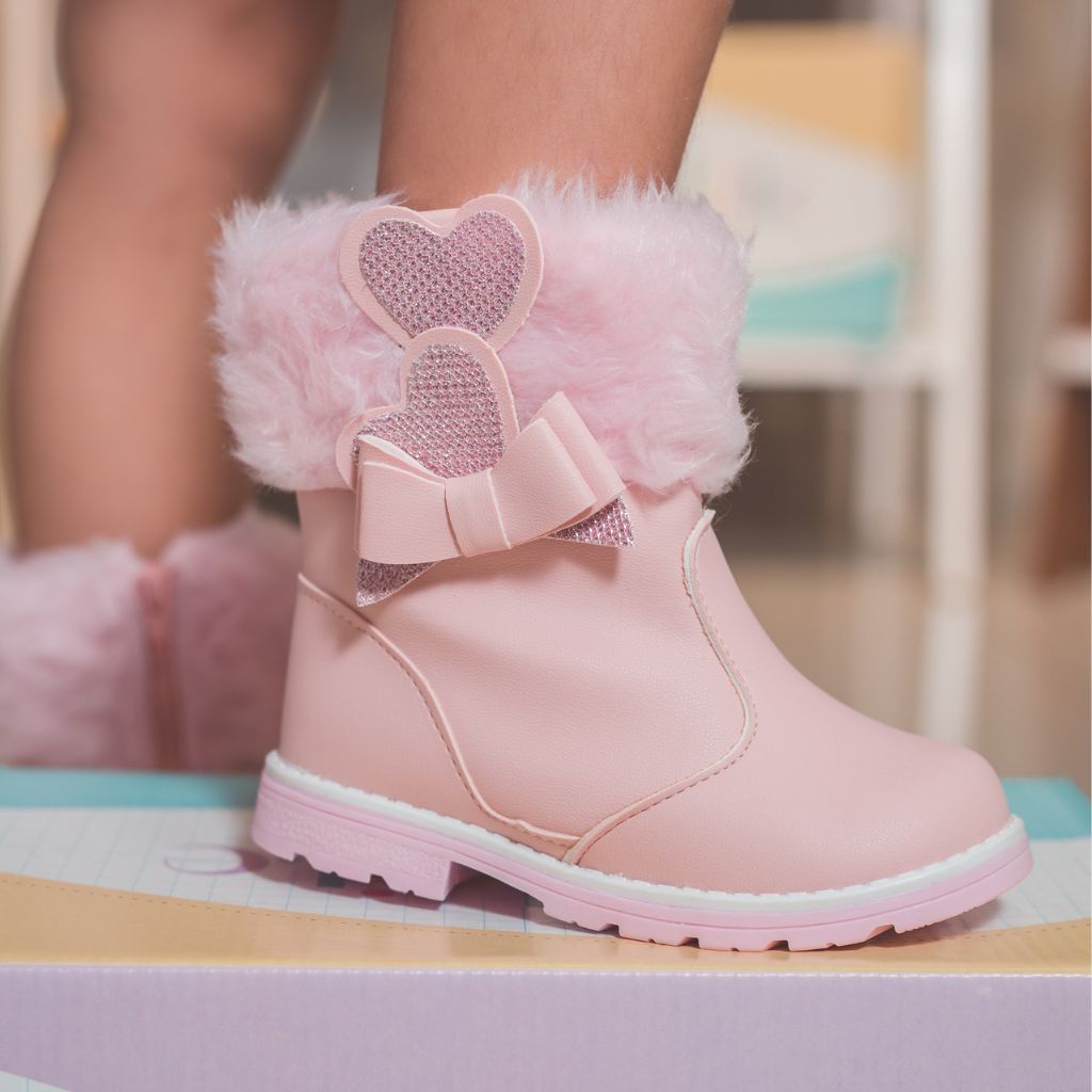 Bota infantil cheap com pelo