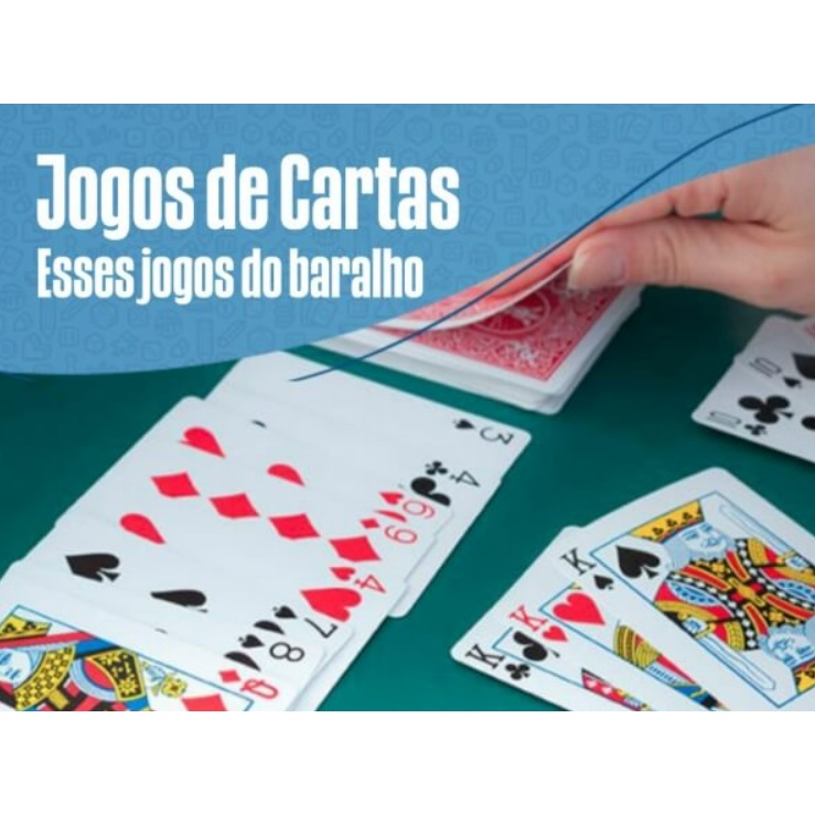Jogo de Baralho com 54 Cartas para todo tipo de jogos de cartas ...