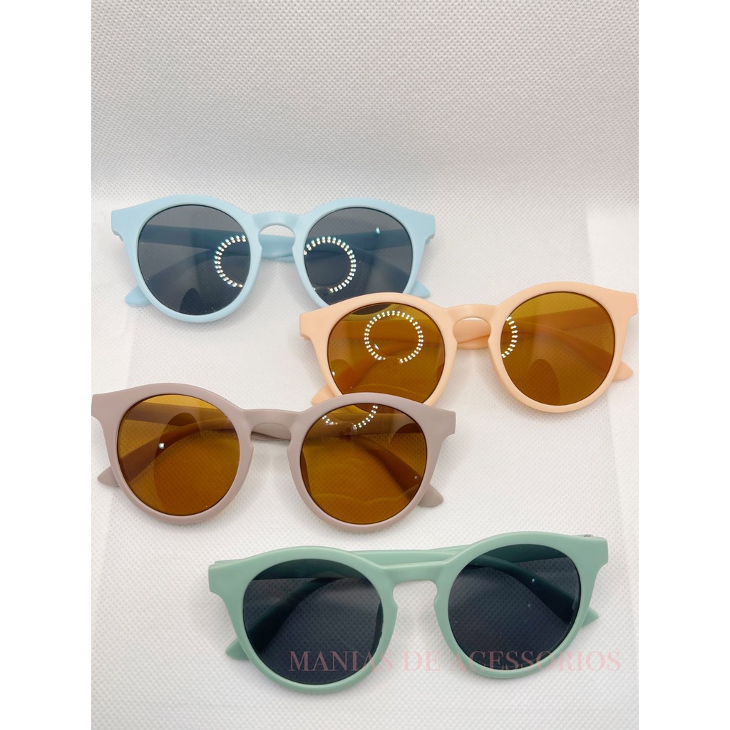 oculos sol infantil menina menino com lente protecao uv400 foto em real