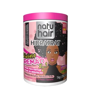 Divino Cremão NatuHair 2 em 1 Creme para pentear + Creme de hidratação 1kg