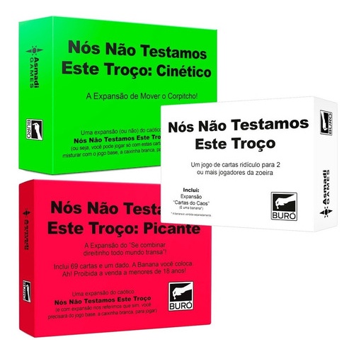 3 Jogos Humor Amigos de Merda + Nós Não Testamos Este Troço + Foi