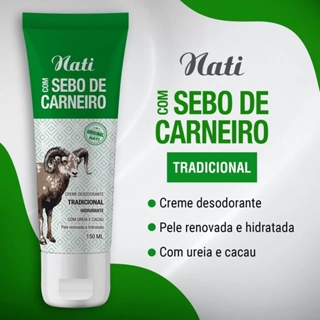 Creme Desodorante Nati Sebo De Carnero 150G Super Concentrado