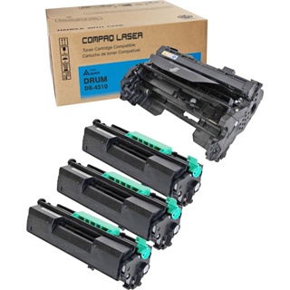 KIT 1-Cartucho De Cilindro Dr4510 + 3 Toner P/ Ricoh Sp4510 4510