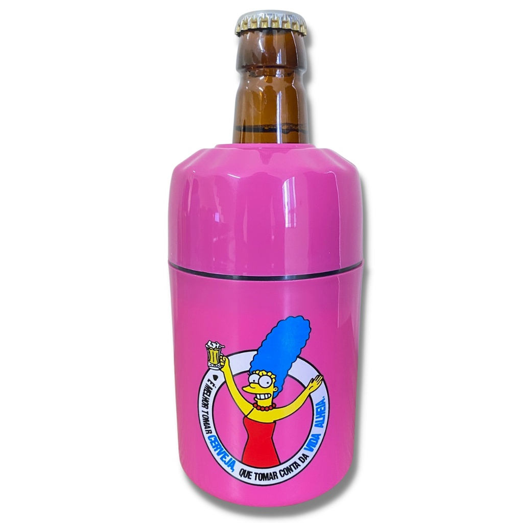 Monte Seu Kit Suporte Cerveja Os Simpsons Personagens 350ml