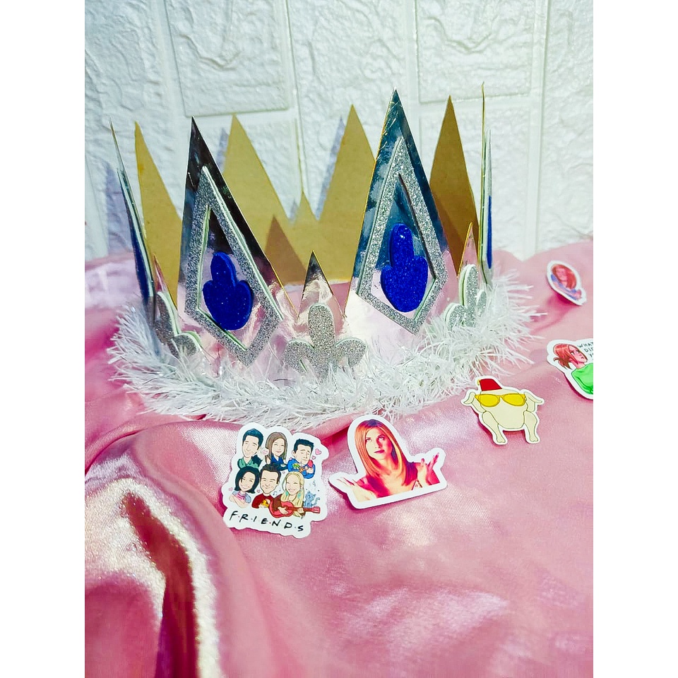 Coroa da Rachel Green de friends aniversário - Artesanal