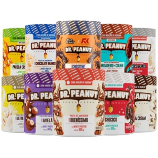 Kit 16 un Dr Peanut Alfajor 55g - 4x Cada Sabor