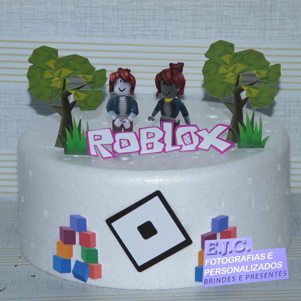 Roblox topo de bolo personalizado personalizado