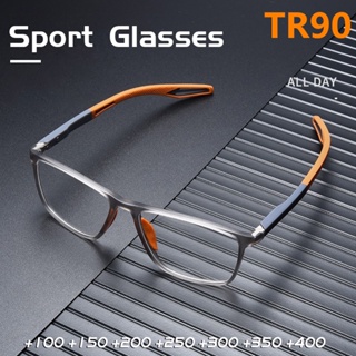 TR90 Óculos De Leitura Esportiva Ultralight Anti-blue Light Presbyopia Femininos Homens Óptica De Visão Longa Diopters To + 4.0
