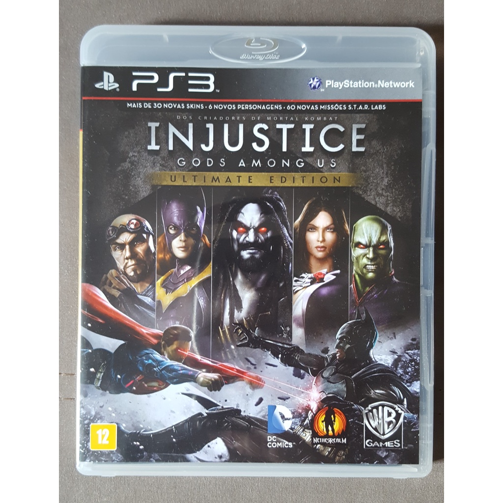 Jogo Injustice PlayStation 3 (PS3) Shopee Brasil