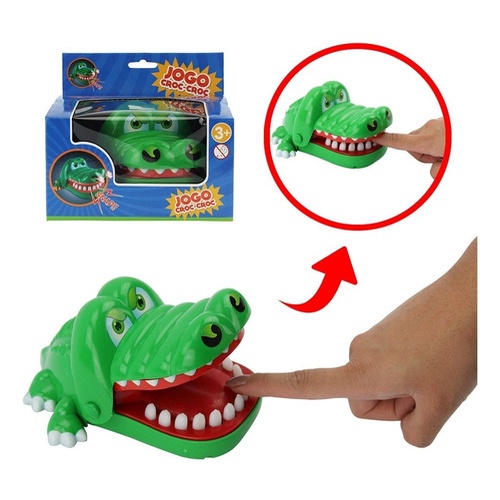 Kit Jogo Pinguim Quebra Gelo + Jogo Croc Croc Crocodilo Dentista