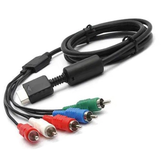Cabo Video Componente Ps2 Ps3 Alta Definição Tv Hdtv Led Lcd