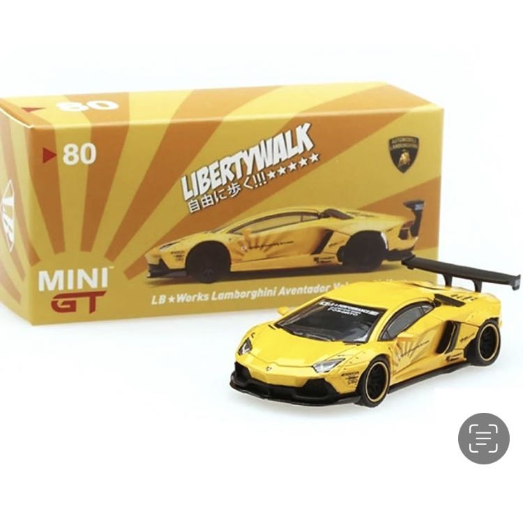 Amostra Fábrica) Mini GT MGT00057 80 LBWK 1 : 64 57 Lamborghini