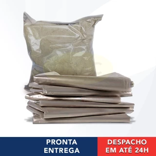 Saco Para Embalar Areia Entulho Pedra Brita Reforçado 33x50cm 9 Micras Com 100 Unidades Suporta Até 15Kg