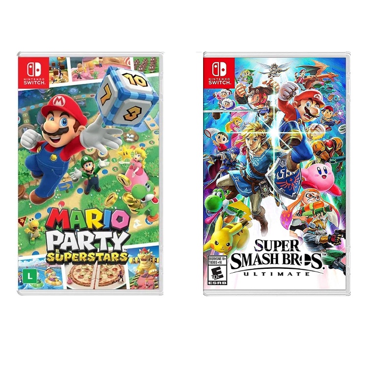Super Smash Bros Ultimate Nintendo Switch Mario Party Superstars Nintendo Switch Shopee Brasil
