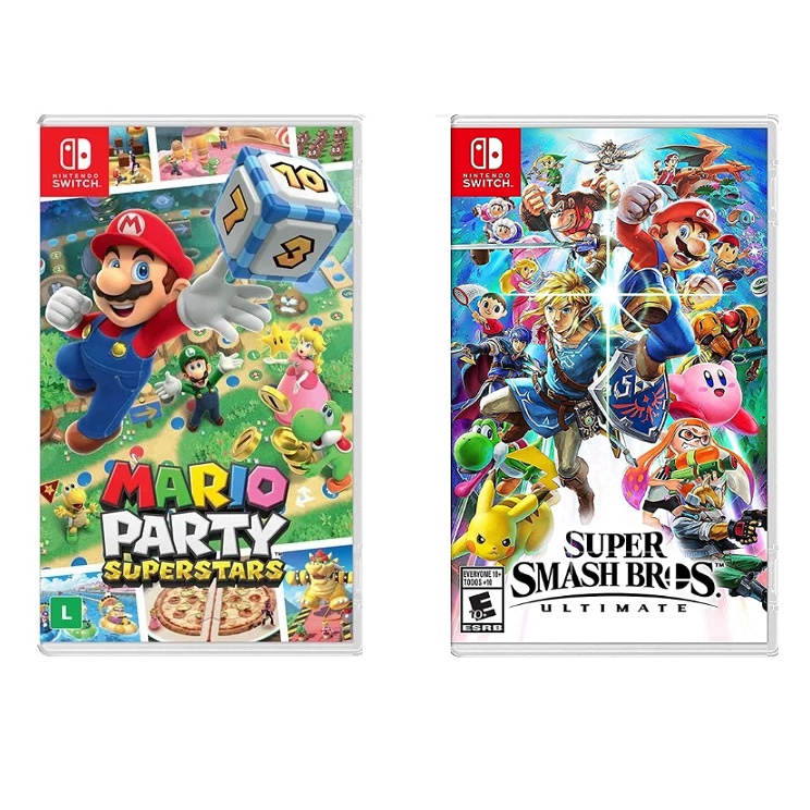 Jogo Super Mario Party SuperStars - Switch - Brasil Games