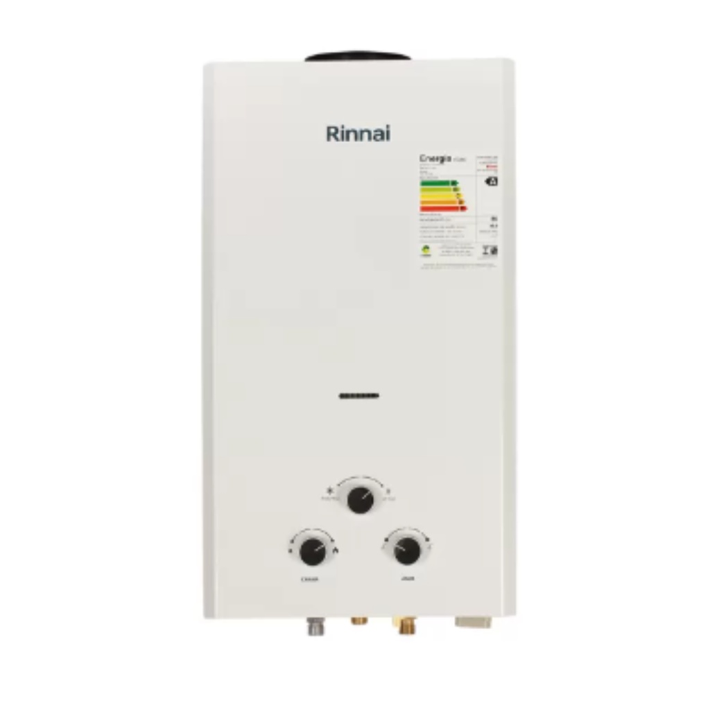 Aquecedor a Gás Mecânico 15L GLP M15 Branco Rinnai