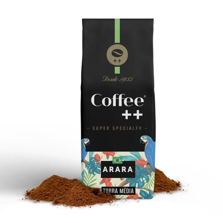 Café Especial Torrado e Moído ARARA Coffee Mais - 100% Arábica - Torra Média - 250g