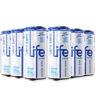 LIFE BOOSTER ENERGÉTICO DRINK ULTRA ZERO - FARDO COM 6UN DE 269ML