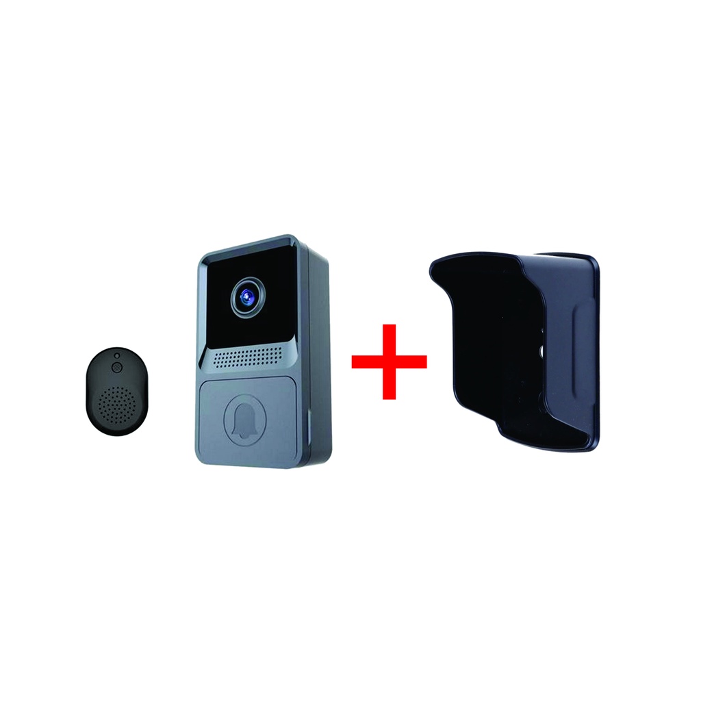Compra online de X1 Câmera Campainha Inteligente Sem Fio Proteção de  Segurança Doméstica HD Visão Noturna Infravermelha