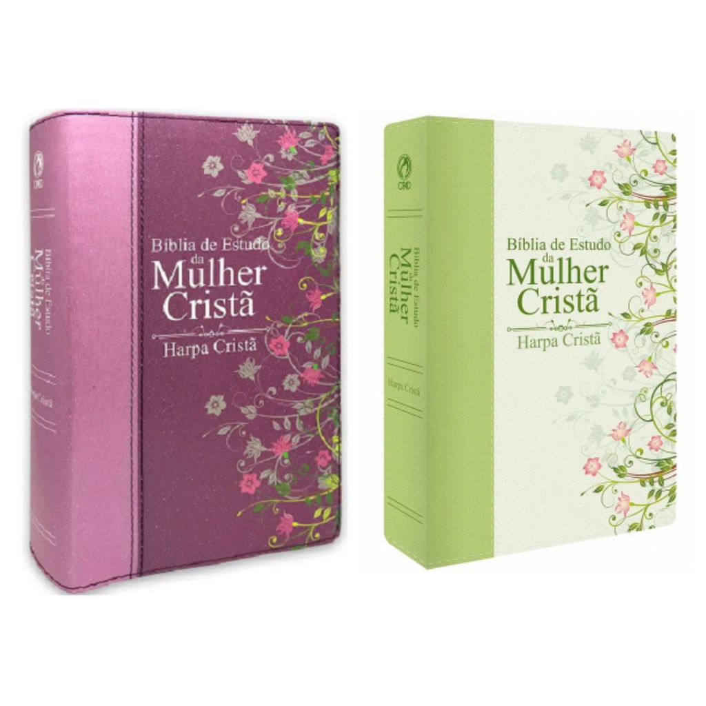 Bíblia de Estudo da Mulher Cristã com Harpa Rosa Pink | Shopee Brasil