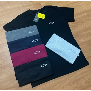 Kit 3 Camiseta Oakley De Algodão Refletivo Manga Curta