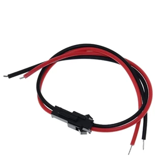 Conector Plug Jst 2 Pares Macho e Fêmea com Cabos 15cm