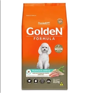 Ração Golden Mini Bits Cães Ad Peq Porte Frango,Arroz 10Kg