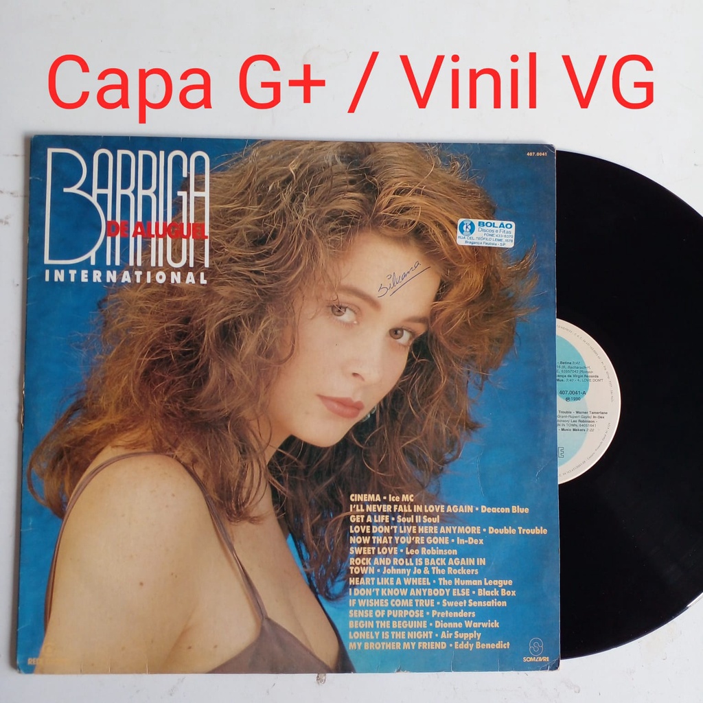 LP Vinil Novela BARRIGA DE ALUGUEL Internacional | Shopee Brasil