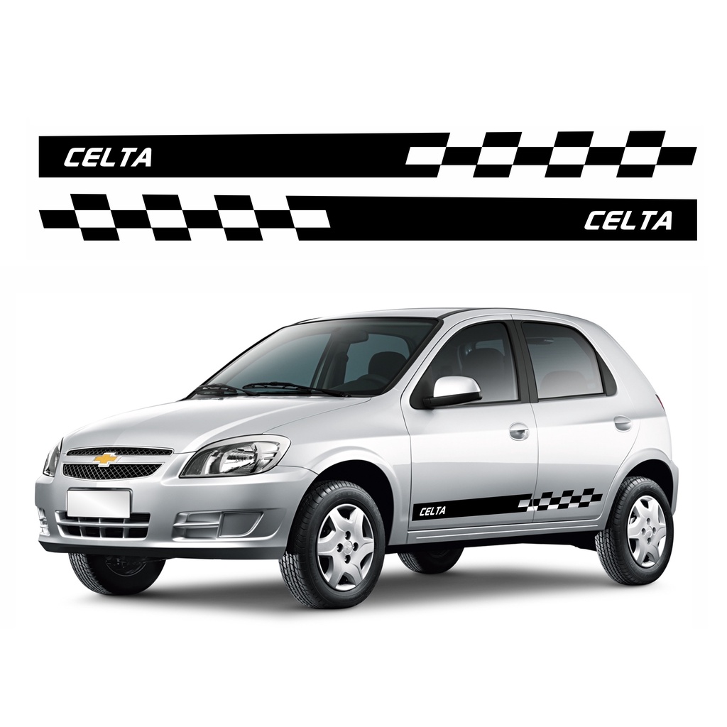 Kit Faixa Adesivos Personalizados Para Chevrolet Celta 20634 | Shopee ...