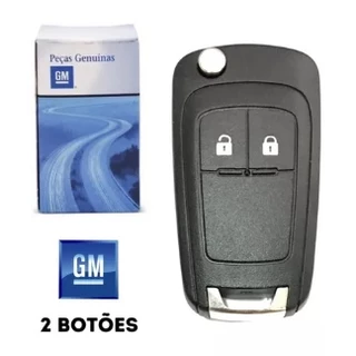 Carcaça Chave Canivete GM 2 Botões S10 Spin Montana Onix