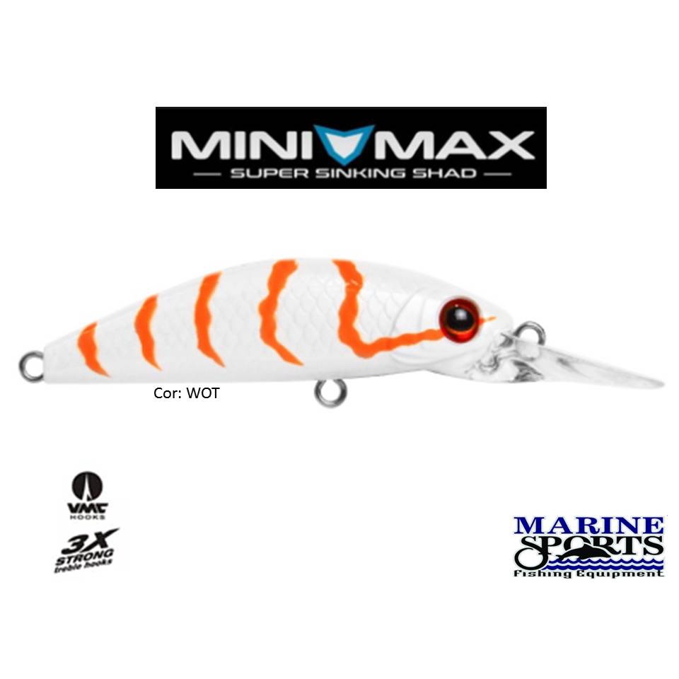 Isca Artificial Minimax 50S Marine Sports Mini Max Escolher Cor