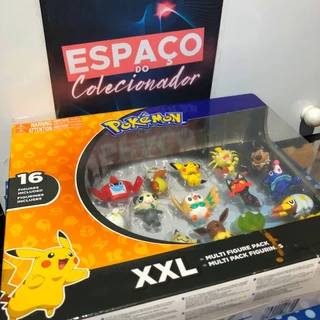 Coleção Miniaturas Tomy Pokemon XXL Pack 16 Figuras 19182d (NOVO - LACRADO)