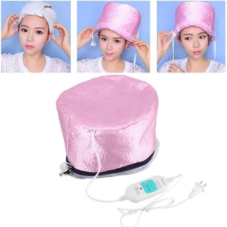 Tratamento Térmico De Cabelo Elétrico Beleza Vaporizador De SPA Tampa De Aquecimento Nutritivo krimbat rambut Vapor Steamer