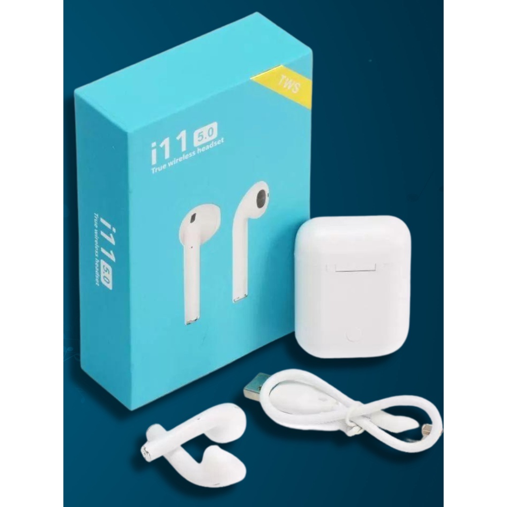 Bluetooth Sem Fio I11 Tws 5.0 AirPods Tws I11 Bluetooth 5.0 Android E Ios_voghion.com