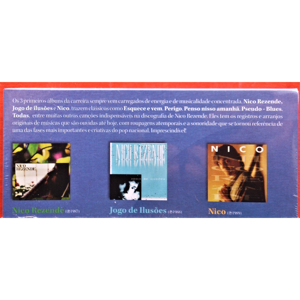 Cd Box Nico Rezende - Cd 1987 + Jogo de Ilusões + Nico