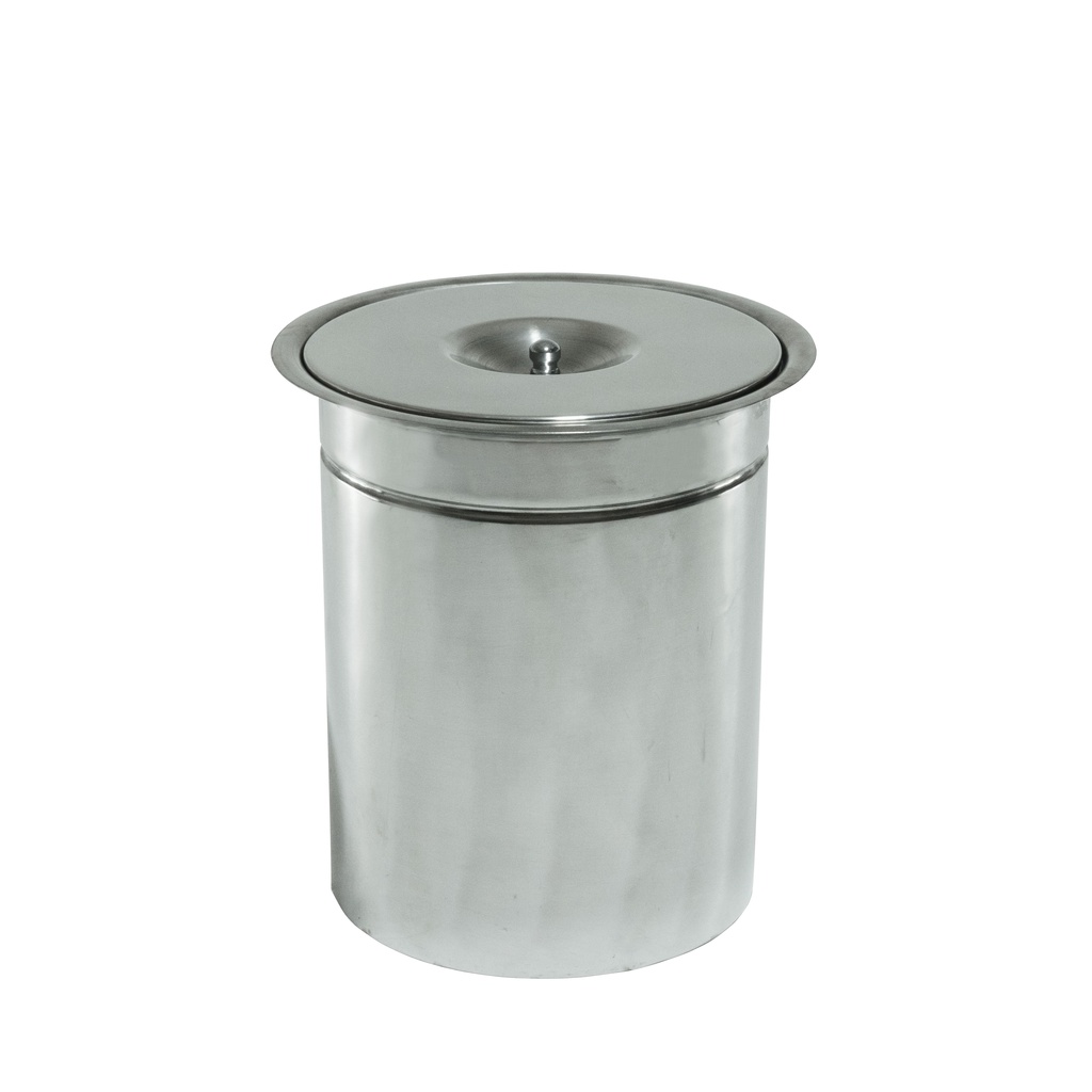 Lixeira Pia Cozinha Embutir No Granito Em Inox - 12 Litros