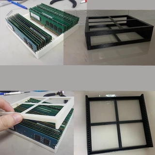 Suporte Rack Contêiner para Guardar Organizar Memória Ram Desktop