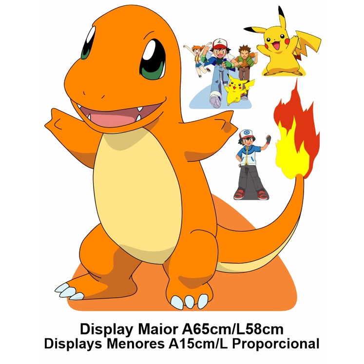Kit Display De Chão Em Mdf Para Decoração Tema Pokemon | Shopee Brasil