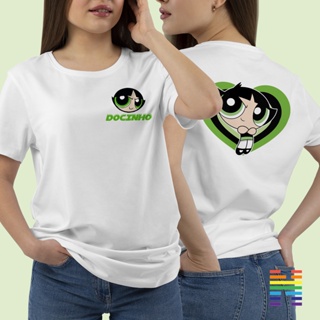 Camiseta Feminina Meninas Super Poderosas Docinho Chemical Baby Look