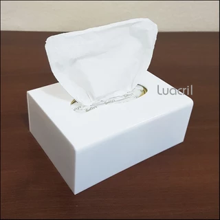 Caixa Porta Lenços de Papel em Acrílico